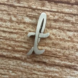 Alex Woo Initial “T” Pendant 14k YG